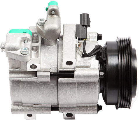 ECCPP A/C Compressor with Clutch CO 10703C fit for 1999-2006 Hyundai Santa Fe Kia Magentis Optima 2.4L