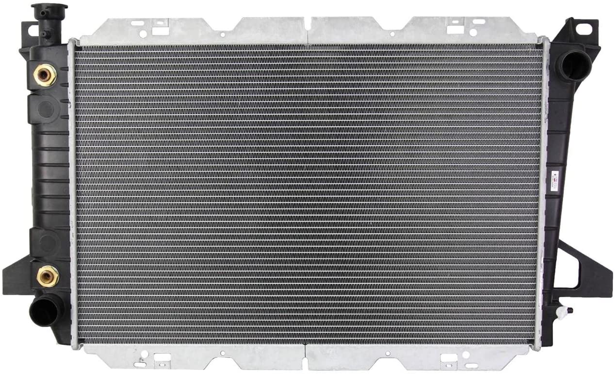 Rareelectrical NEW RADIATOR ASSEMBLY COMPATIBLE WITH FORD 92-97 BRONCO F150 F250 F350 F450 5.0L 5.8L 7.5L V8 F2TZ8005KA FO3010134 2183 CU1451 FD37003A