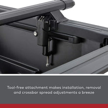 YAKIMA, Bedrock HD Low Profile Heavy Duty Truck Bed Rack for Trucks and Trailers with Open Rails (300lb On Road Capacity)