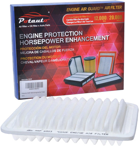 POTAUTO MAP 6003 (CA10190) Engine Air Guard Filter Compatible Aftermarket Replacement Part