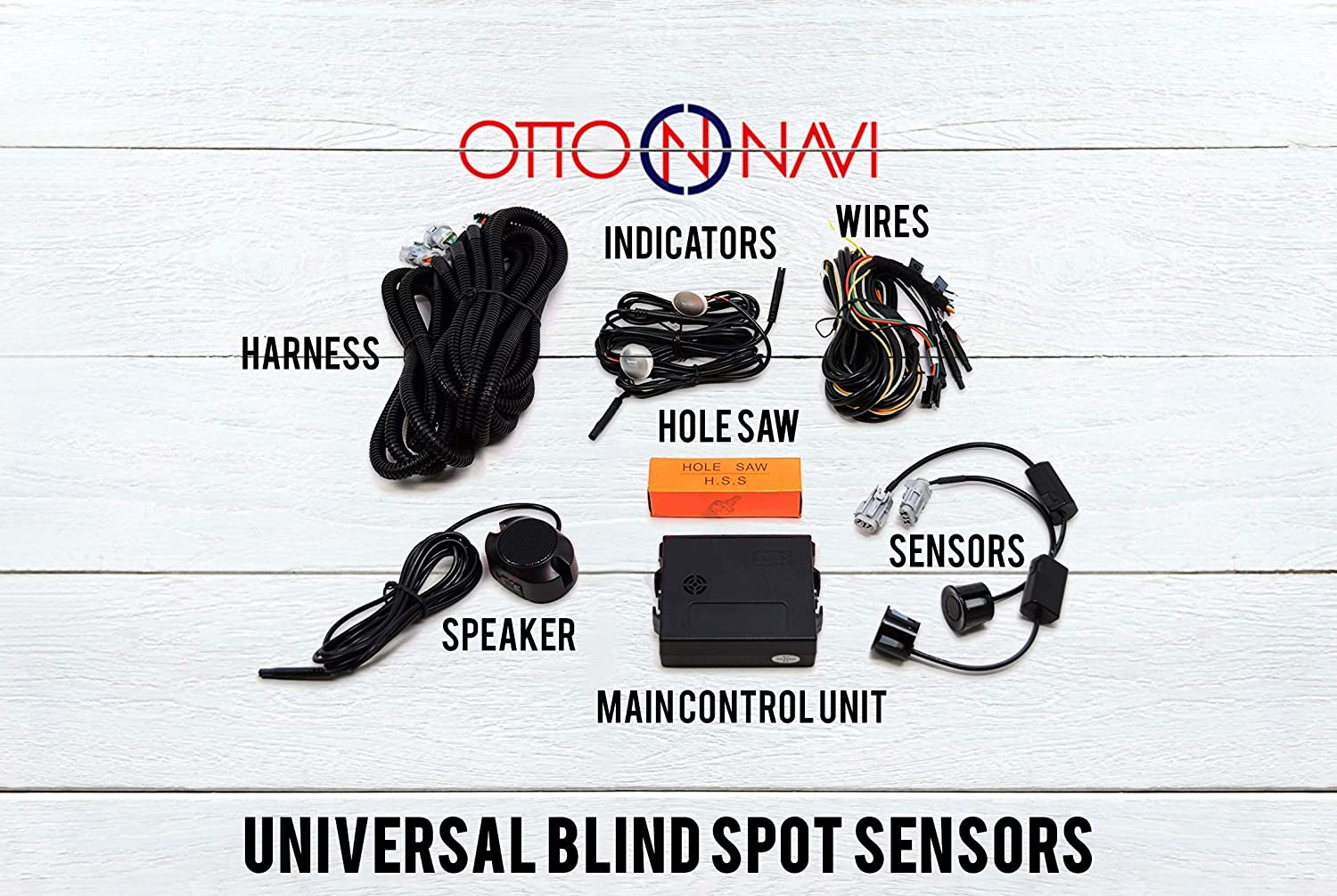 Blind Spot Monitor Safety Warning Sensor Detection Kit
