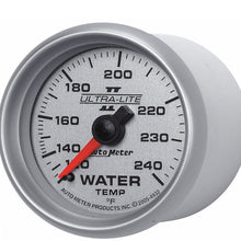 Auto Meter 4932 Ultra-Lite II 2-1/16" 120-240 Degree F Mechanical Water Temperature Gauge