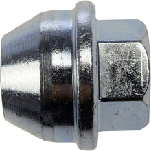 Dorman 611-223 Wheel Cover Retaining Nut M14-2.0 - 21mm Hex, 30.56mm Length for Select Ford/Lincoln Models - Silver/Zinc Plated