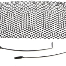 Outland 391140131 Black Mesh Grille Insert for Jeep Wrangler, 1 Pack