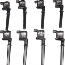Edelbrock Max-Fire Igniton Coil 22785B for Ford 4.6L/5.4L 4-Valve Engines, Black, Set of 8