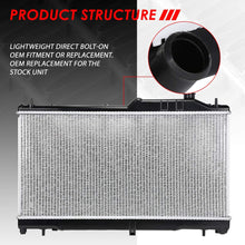 DPI 13092 OE Style Aluminum Core High Flow Radiator Replacement for 05-17 Subaru Outback/Legacy/Crosstrek AT/MT