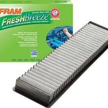 FRAM Fresh Breeze Cabin Air Filter Replacement for Car Passenger Compartment w/ Arm and Hammer Baking Soda, Easy Install, CF11182 for Select Acura and Honda Vehicles