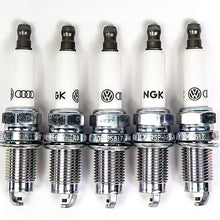 Genuine Set of 4 Spark Plugs for Volkswagen 2.0 L Engine, 101905617 Genuine Vehicle Part Manufactured in Germany Made to Increases the Fuel Efficiency