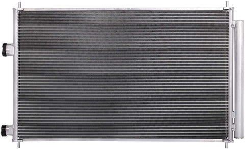 Lynol Cooling System Premium Complete Aluminum AC Condenser Replacement Compatible With 2006-2012 Rav4 SUV Base Limited EV Sport L4 2.5L V6 3.5L TO3030204