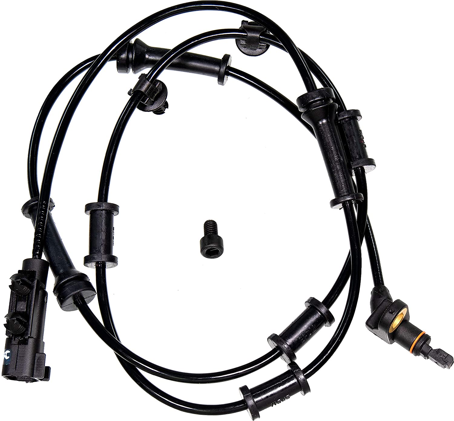 APDTY 116952 ABS Anti-Lock Brake Wheel Speed Sensor Fits Front Left or Right 2007-2016 Jeep Wrangler (Extra Long Fits All Lifted or Non-Lifted Jeeps; Replaces Mopar 68003281AC, 68003281AB, 68003281)