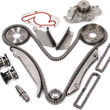 Evergreen TK5028HWPT Compatible With 02-06 Chrysler Dodge 2.7L EER V6 Timing Chain Kit Water Pump (NGC Cam Gear)