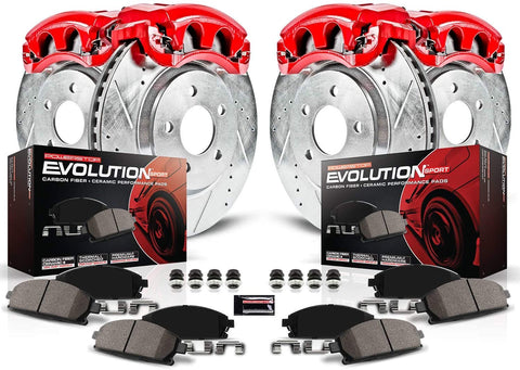 Power Stop KC2387 1-Click Performance Brake Kit with Caliper
