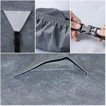 KING BIRD Upgraded 5th Wheel RV Cover, Extra-Thick 5 Layers Anti-UV Top Panel, Durable Camper Cover, Fits 26'-29' Motorhome -Breathable, Water-Proof, Rip-Stop with 2Pcs Extra Straps & 4 Tire Covers