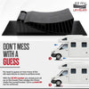 EZ RV Leveler - Curved RV/Camper/Trailer Leveling Blocks - Don't Mess with a Guess…….use The for a Level Trailer on The First Try! (for Tandem Axles)