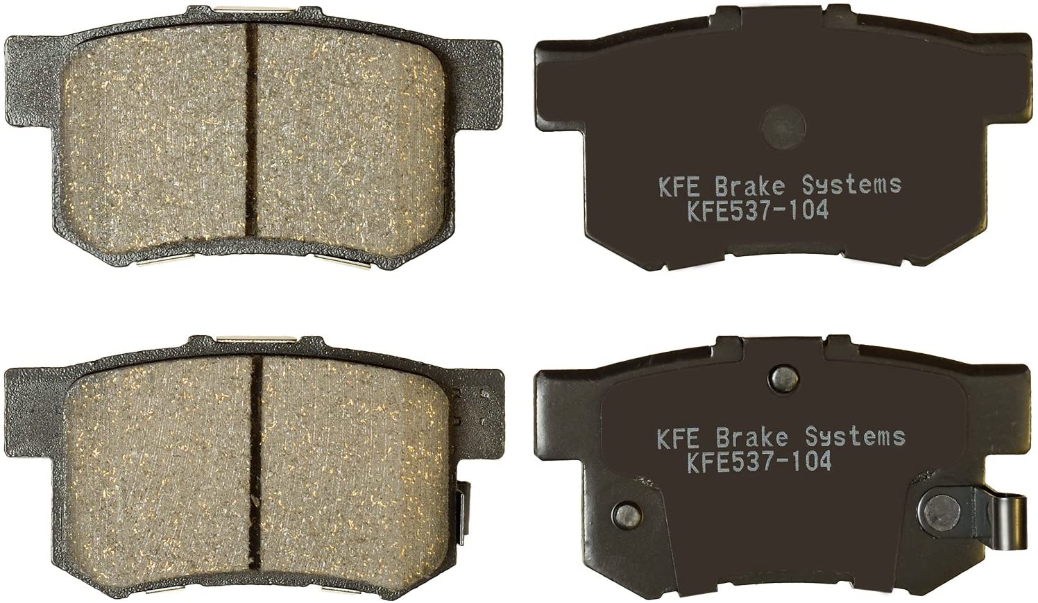 KFE Ultra Quiet Advanced KFE537-104 Premium Ceramic Rear Brake Pad Set
