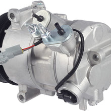 AUTEX AC Compressor & A/C Clutch CO 30011C Compatible with Caliber 2009 1.8L/Caliber 2009 2010 2011 2012 2.0L 2.4L/Compass & Patriot 2009 2010 2011 2012 2013 2014 15 16 17 2.0L 2.4L