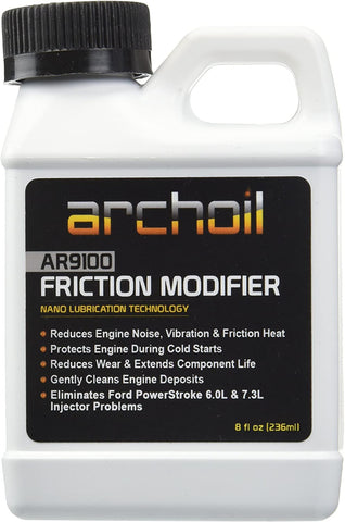 Archoil AR9100 (8 oz) Friction Modifier - Treats up to 8 quarts of Engine Oil