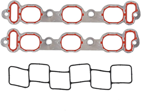 DNJ IG143 Intake Gasket for 1998-2010 / Chrysler, Dodge, Plymouth / 300, 300M, Avenger, Challenger, Charger, Concorde, Intrepid, Journey, LHS, Magnum, Prowler, Sebring / 3.2L, 3.5L / SOHC / V6 / 24V