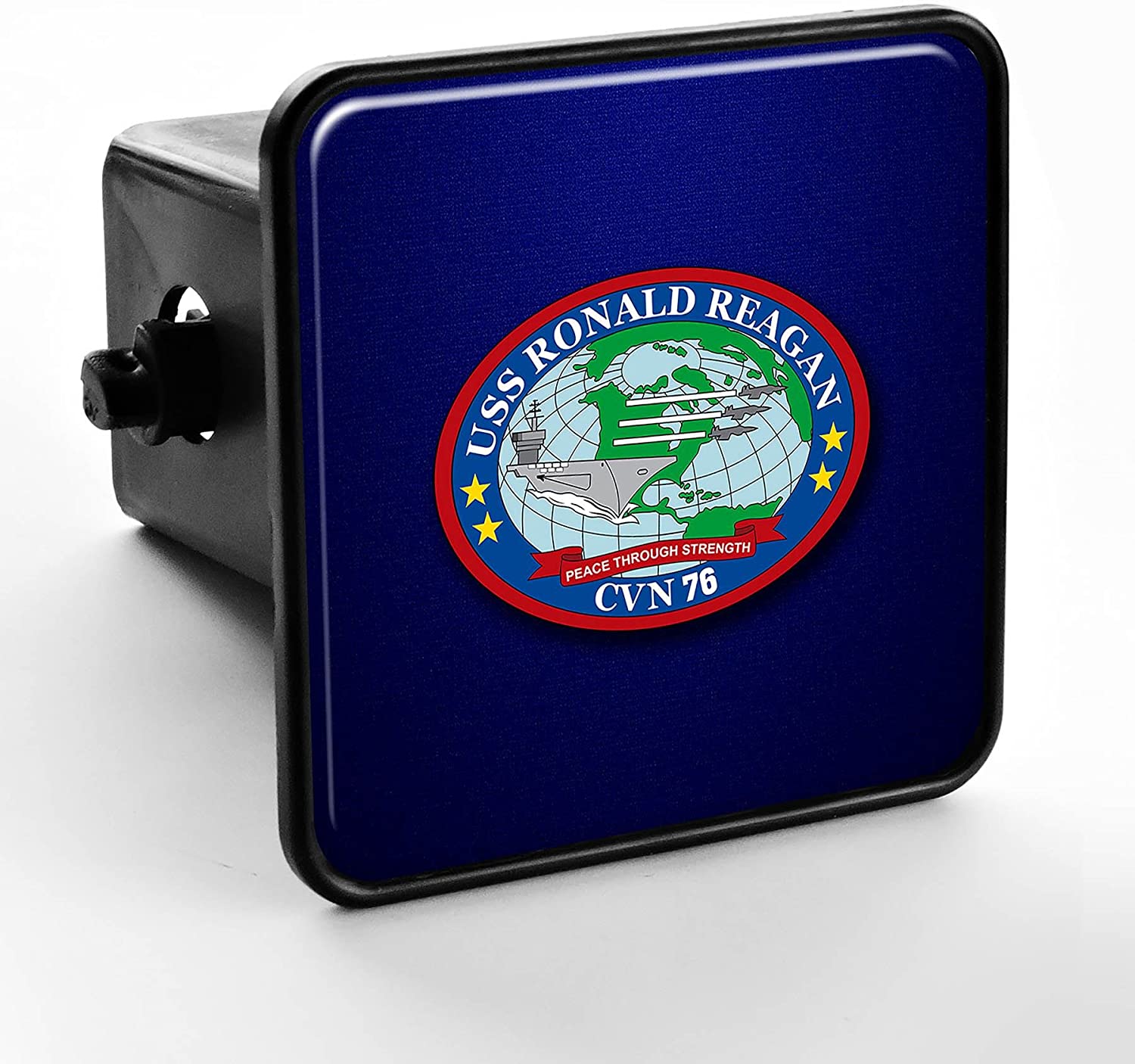 ExpressItBest Trailer Hitch Cover - US Navy USS Ronald Reagan (CVN-76)