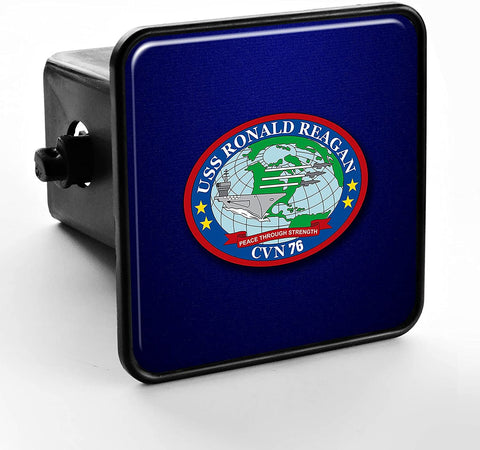 ExpressItBest Trailer Hitch Cover - US Navy USS Ronald Reagan (CVN-76)