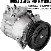 VEVOR CO 11323C 360027460 DCS17E Universal Air Conditioner AC Compressor and Clutch for Land Rover LR2 Volvo S60 S80 V70 XC60 XC70 XC90 A/C Compres
