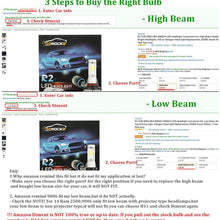 VoRock8 R2 COB H11 H8 H9 H16 8000 Lumens Led Headlight Conversion Kit, Low Beam Headlamp, Fog Driving Light, Halogen Head Light Replacement, 6500K Xenon White, 1 Pair