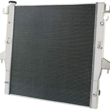 OzCoolingParts Pro 2 Row Core All Aluminum Radiator For 2003-2010 04 05 06 07 08 09 Dodge Ram 2500/3500 5.9 6.7 L6 Cummins Engine