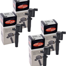 New Set of 4 Delphi GN10229 Igntion Coils