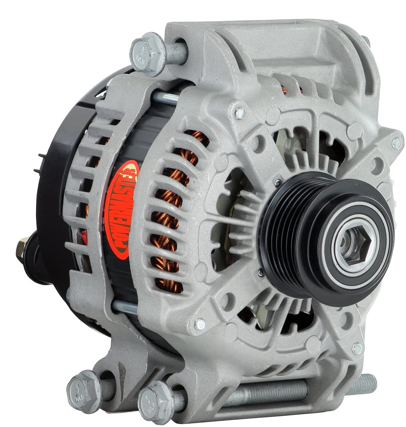Powermaster 41576 Alternator (Denso Natural 245A 6 grv Pulley Dodge/Jeep 2011-15 5.7L, 6.4L Ext Regulated Hairpin Upgrade), 1 Pack
