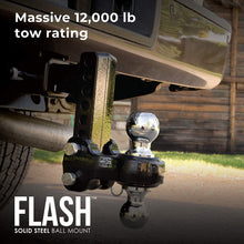 Fastway Flash Solid Steel 49-00-5900 Adjustable Steel Ball Mount with 10 Inch Drop, 2 Inch Shank, and Chrome Plated Balls
