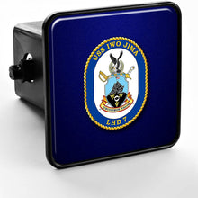 ExpressItBest Trailer Hitch Cover - US Navy USS Iwo Jima (LHD-7), Amphibious (Crest)