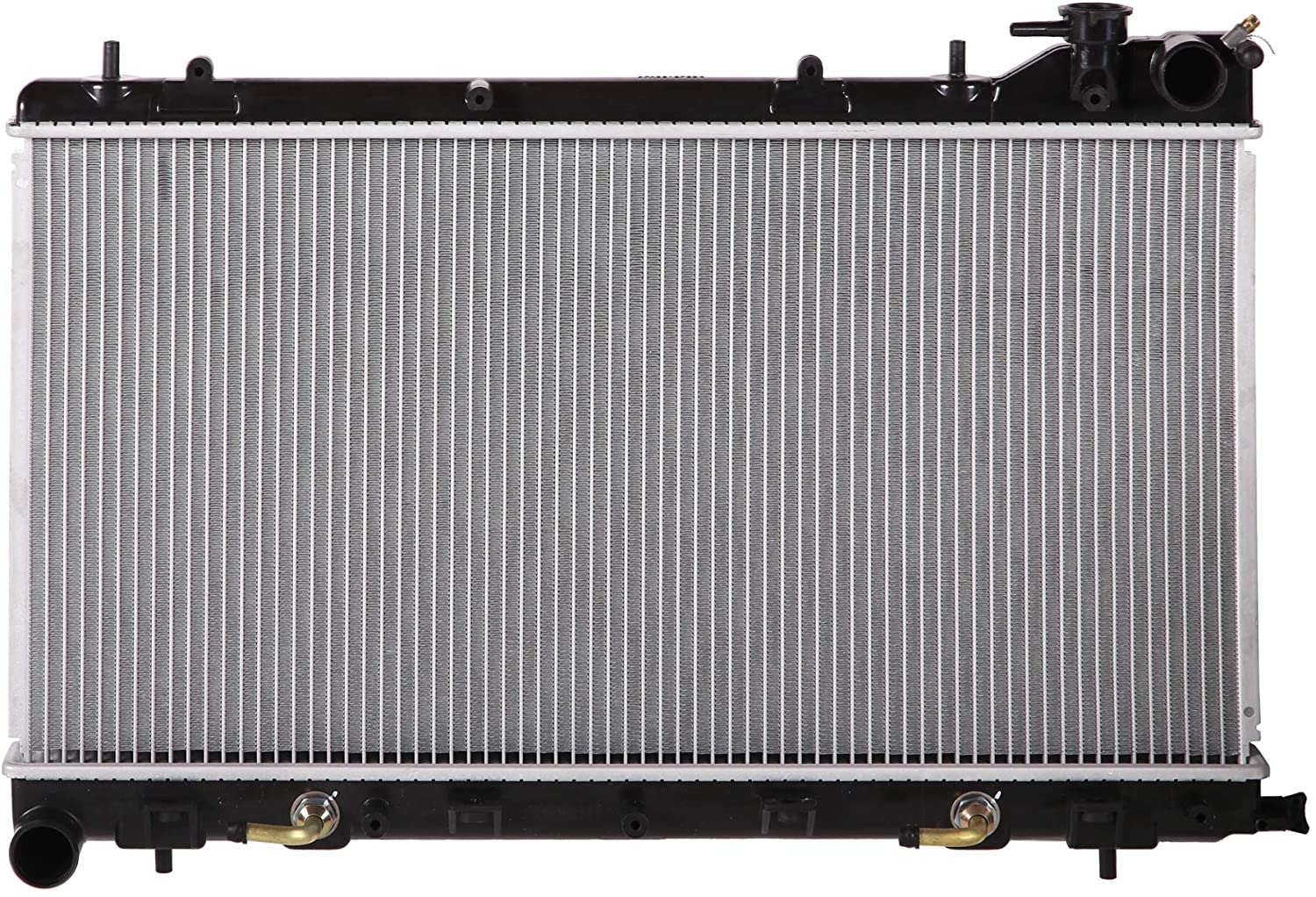 Lynol Cooling System Complete Aluminum Radiator Direct Replacement Compatible With 2006-2008 Subaru Forester Sedan Wagon 2.5 XT Turbo H4 2.5L