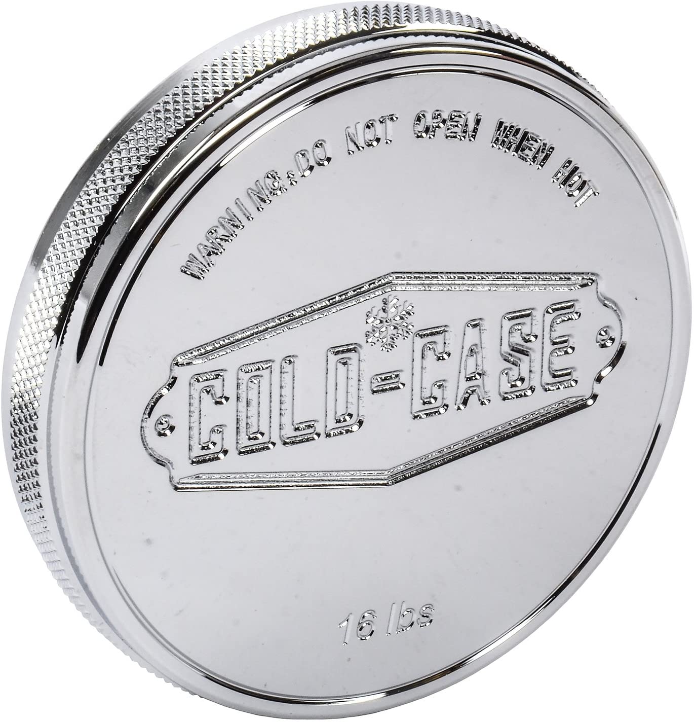 COLD CASE RADIATORS Radiator Cap Billet Polished, Silver (RC100)