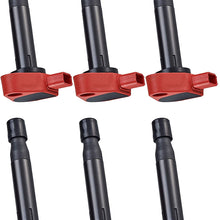 ENA Pack of 6 Direct Ignition Coil compatible with Honda Accord Civic Odyssey Pilot Acura MDX RL TL CL EL