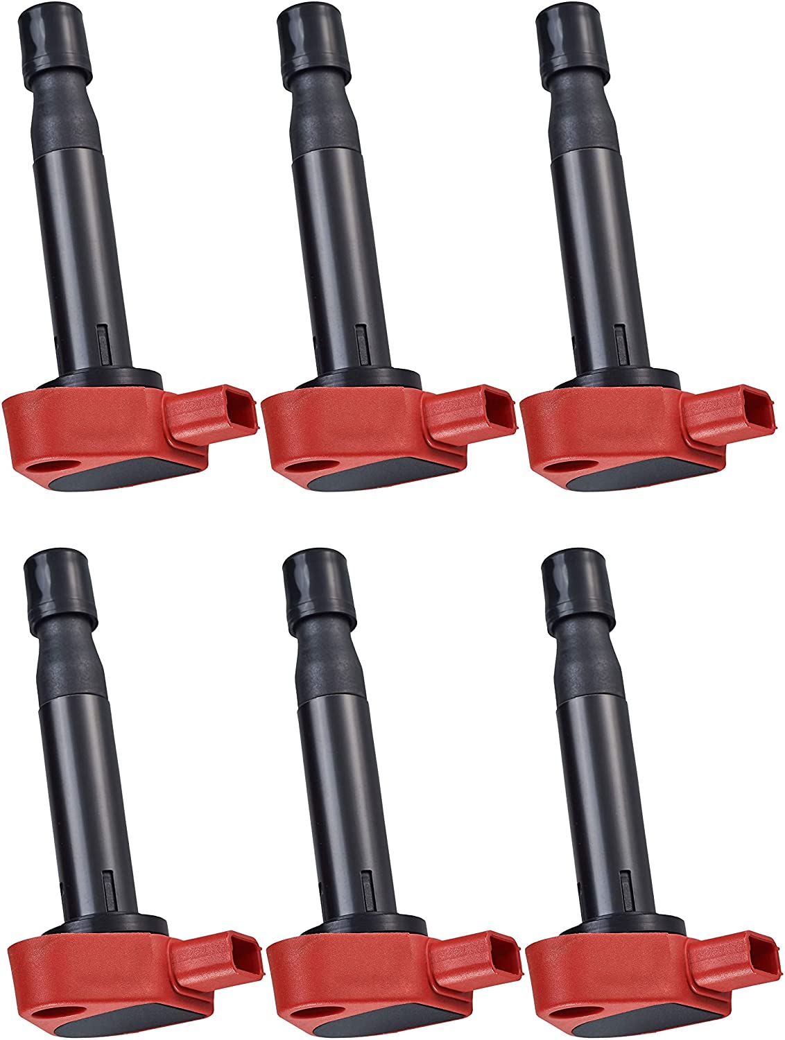 ENA Pack of 6 Direct Ignition Coil compatible with Honda Accord Civic Odyssey Pilot Acura MDX RL TL CL EL (6)