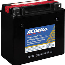 ACDelco ATX20BS Specialty AGM Powersports JIS 20-BS Battery
