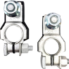 BATTERY TERMINAL | POSITIVE & NEGATIVE SET | OEM | Car Cable Connector Clamp | + - Top Post