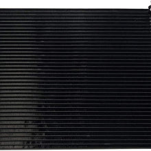MYSMOT A/C AC Condenser with Receiver Drier For Honda Civic 2006-2011 / Acura CSX 2006-2011 (4-Door Sedan Models Only) 80110SNAA01 3525