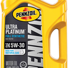 Pennzoil Ultra Platinum Full Synthetic 5W-30 Motor Oil (5-Quart, Single Pack)