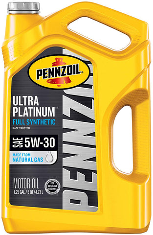 Pennzoil Ultra Platinum Full Synthetic 5W-30 Motor Oil (5-Quart, Single Pack)