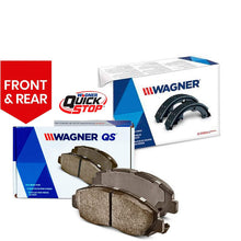 Wagner QucikStop Brake Pad and Shoes Front and Rear For 99-97 ACURA CL, 02-90 HONDA Accord