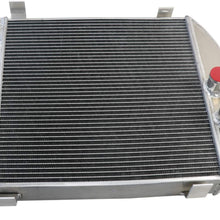 ALLOYWORKS 4 Row All Aluminum Radiator For 1933 1934 Chevy Engine/Ford-Grill-Shells 3"-Chopped