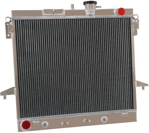 ALLOYWORKS 3 Row Core Aluminum Radiator For 2009-2012 Chevy Colorado / 2009-2012 GMC Canyon / 2006-2010 Hummer H3 H3T 3.5L 3.7L 5.3L
