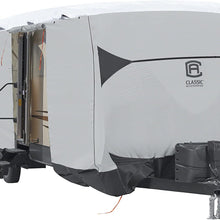 Classic Accessories Over Drive SkyShield Deluxe Travel Trailer Cover, Fits 27' - 30' Trailers - Water Repellent RV Cover (80-387-101801-EX)
