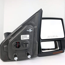 Spieg Side Mirror OEM Genuine Parts for FO1321387 Ford F-150 2007-2014 Telescopic Towing Power Heated Memory Turn Signal Light Textured Black 16pin Passenger Right