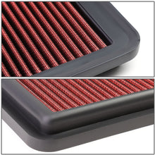 Replacement for Optima/Sorento/Santa Fe/Sonata Reusable & Washable Replacement High Flow Drop-in Air Filter (Red)