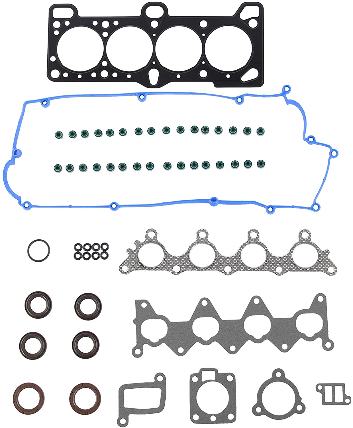 DNJ HGS172 MLS Head Gasket Set for 2006-2011 / Hyundai, Kia/Accent, Rio, Rio5 / 1.6L / DOHC / L4 / 16V / 1599cc / VIN C