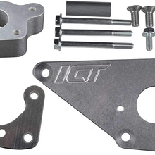 ICT Billet 5.3L LS Engine Truck Spacing Power Steering Pump Bracket Kit Swap 4.8 5.3 6.0 Billet Aluminum LS1 LS3 LS2 LQ4 LQ9 LS6 L92 L99 L33 LR4 551523-3