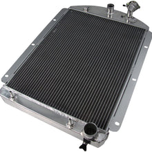 4 ROW CORE ALUMINUM RADIATOR w/ Chevy V8 Conversion FOR CHEVY TRUCK 1942-46 / GMC TRUCK 1945 1946 / AK 1941