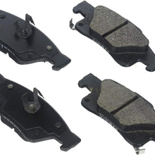 Bosch BE1498H Blue Disc Brake Pad Set with Hardware for 2011-15 Dodge Durango and Jeep Grand Cherokee - REAR